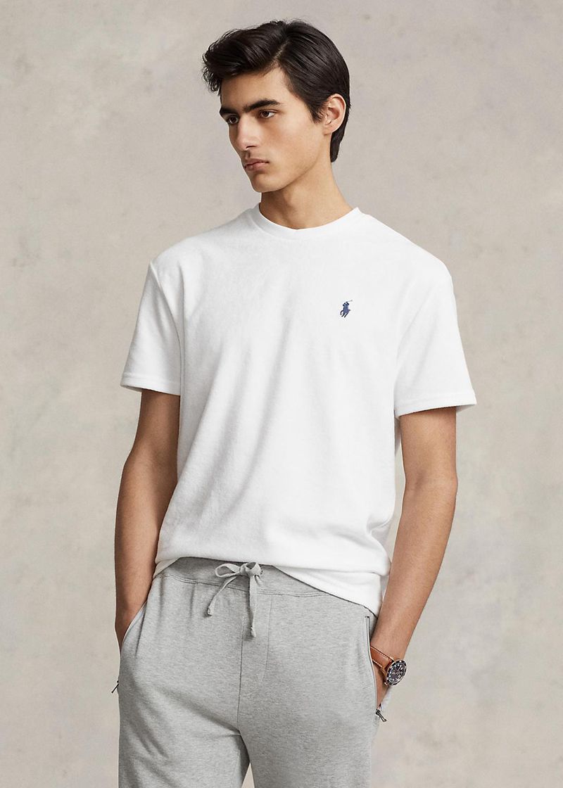 ポロ ラルフ ローレン T シャツ メンズ 白 クラシック フィット Terry BNJEW7392